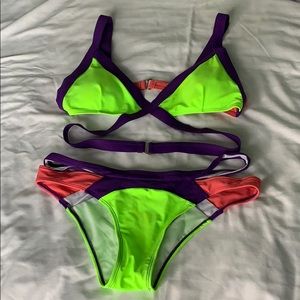 Bright and Fun Bikini Set